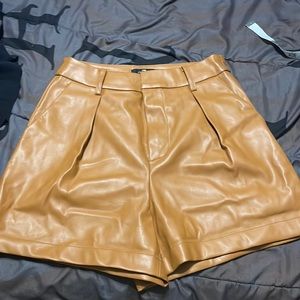 Butterscotch trouser shorts